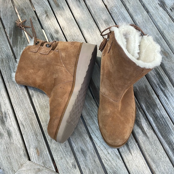 Kookaburra moccasin booties full shearling 9 - Picture 1 of 7